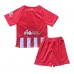 Cheap Atletico Madrid Home Football Kit Children 2023-24 Short Sleeve (+ pants)